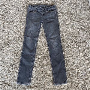 American Eagle Gray Skinny Jeans